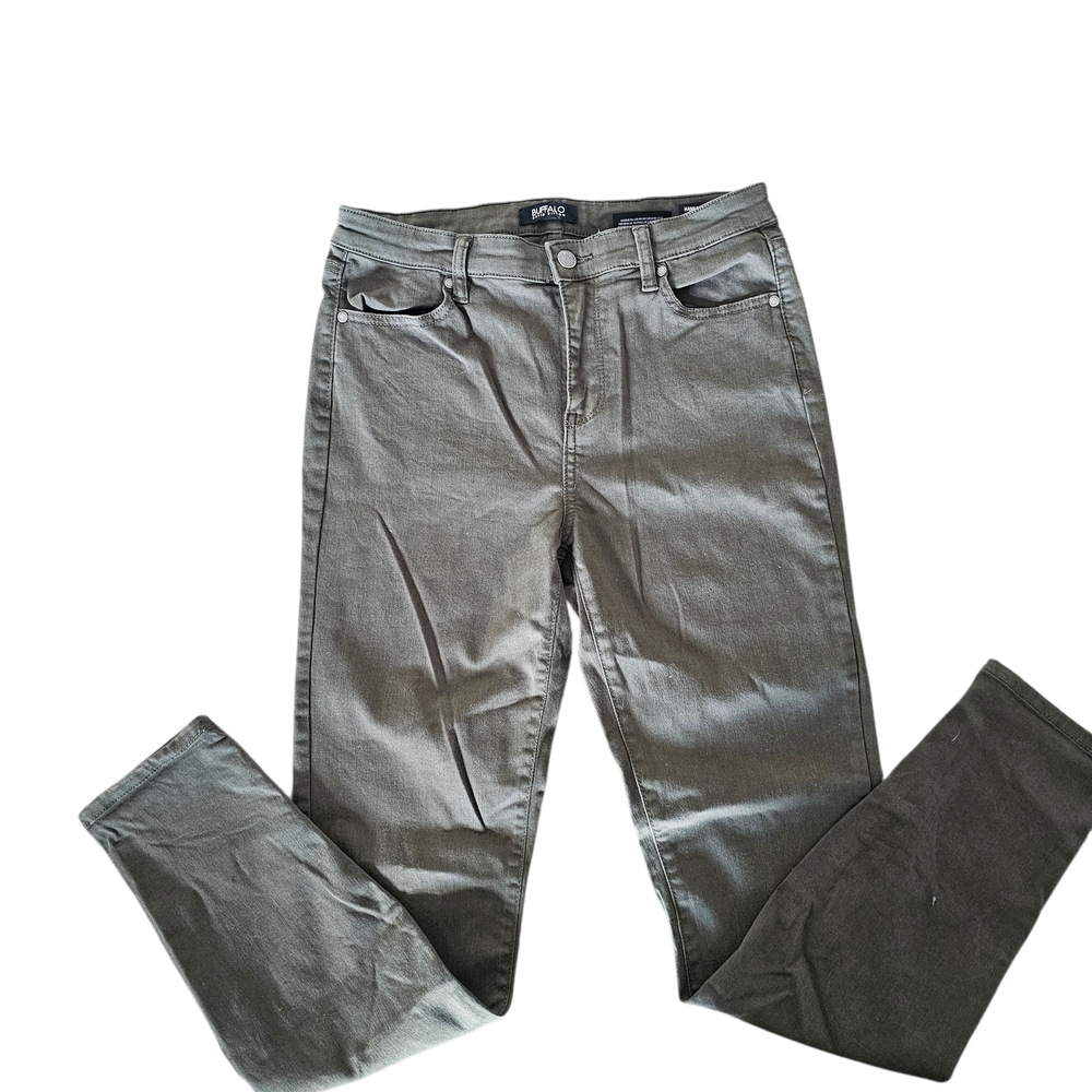 Buffalo David Bitton Olive Green Skinny Jeans